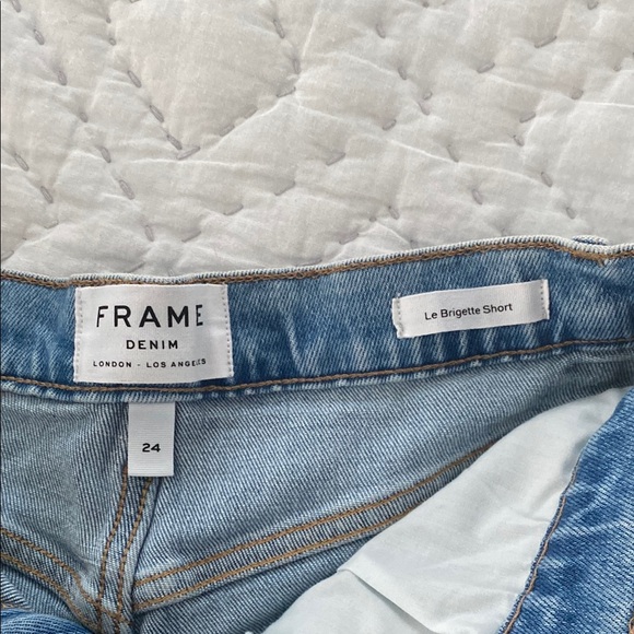 Frame Denim Blue Jean Shorts - Picture 3 of 4